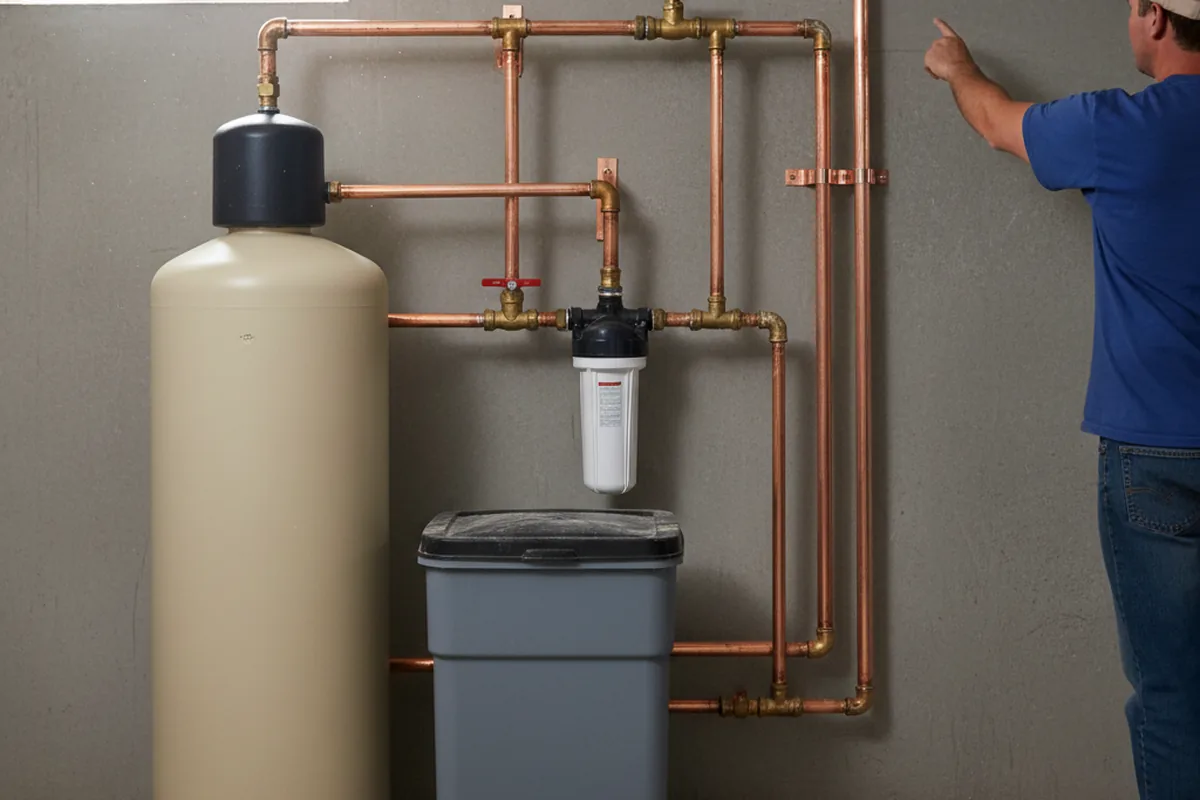Whole-house water treatment system installed in Bluemont